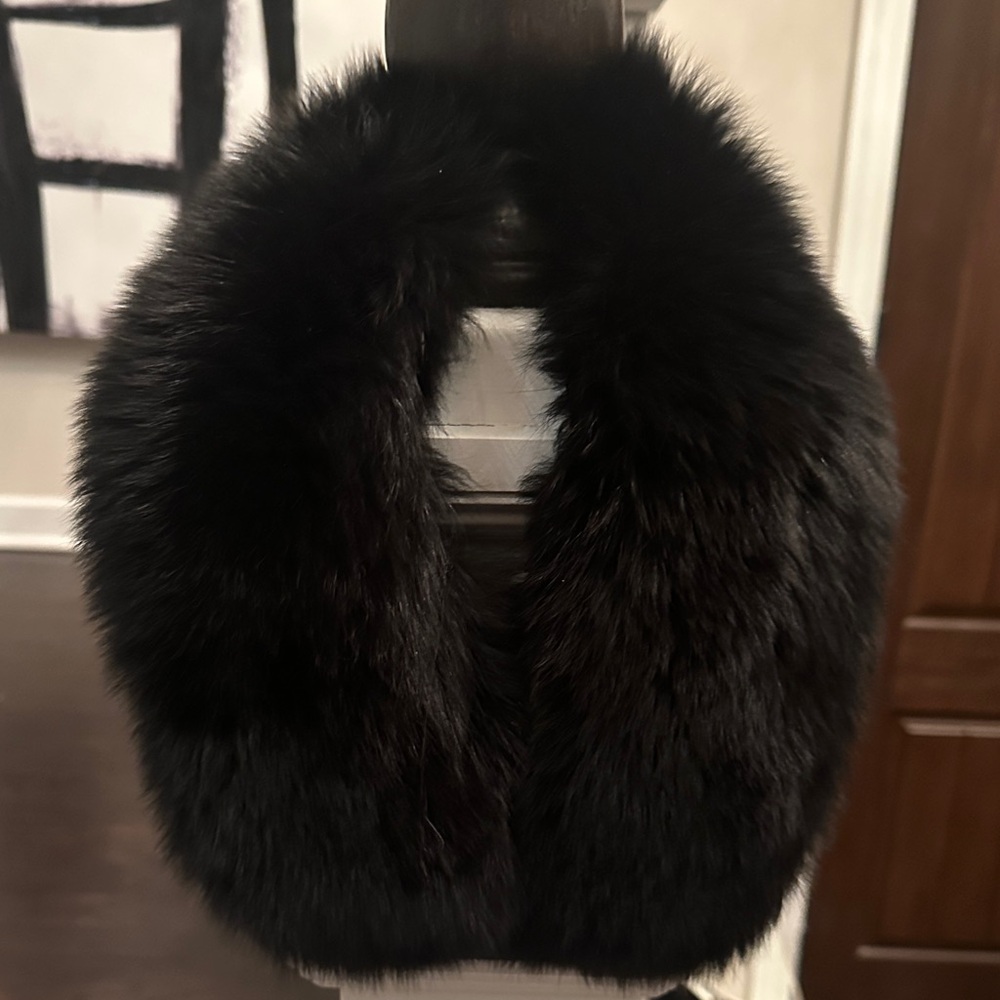 Fox Fur Pelt Collar Scarf